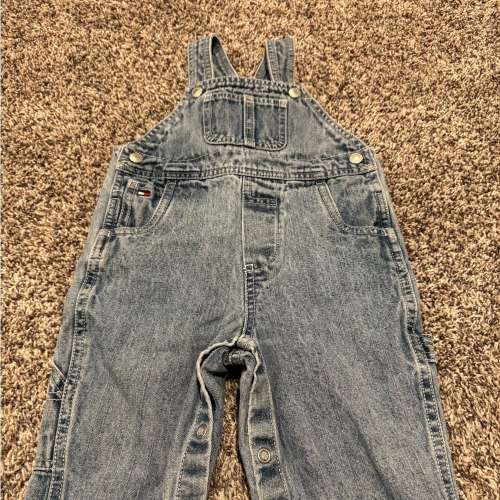 Vintage Tommy Hilfiger denim overalls size 3-6 months